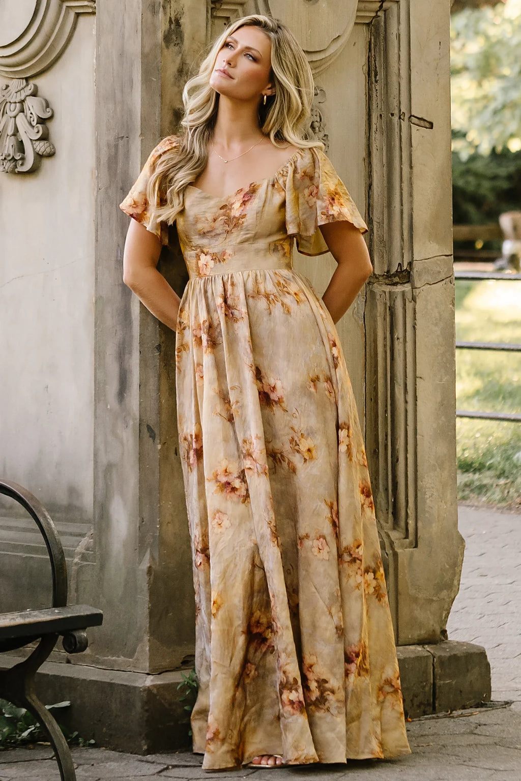 Astor Maxi Dress | Golden Floral
