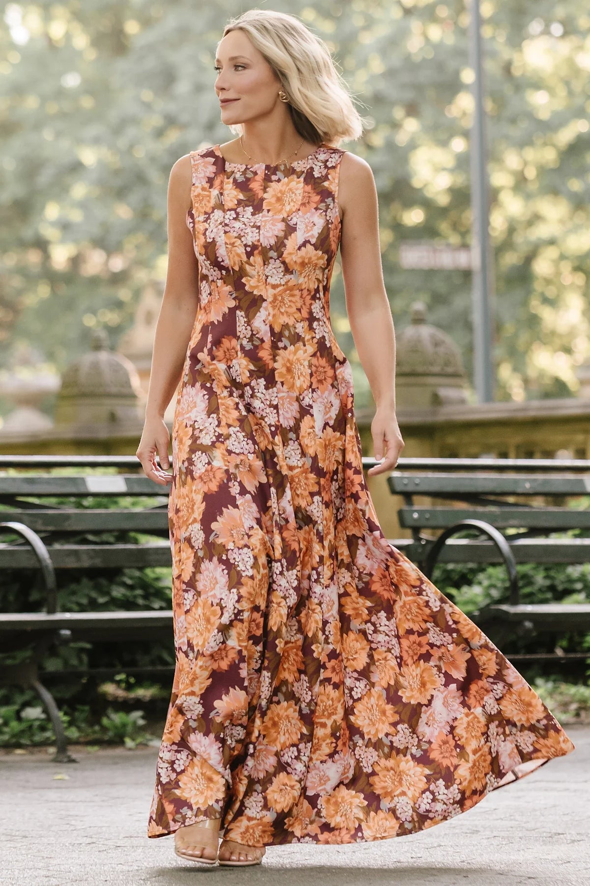 Clara Maxi Dress | Multi Floral Main image