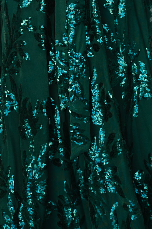 Fabric Swatch - Muse Sequin | Emerald
