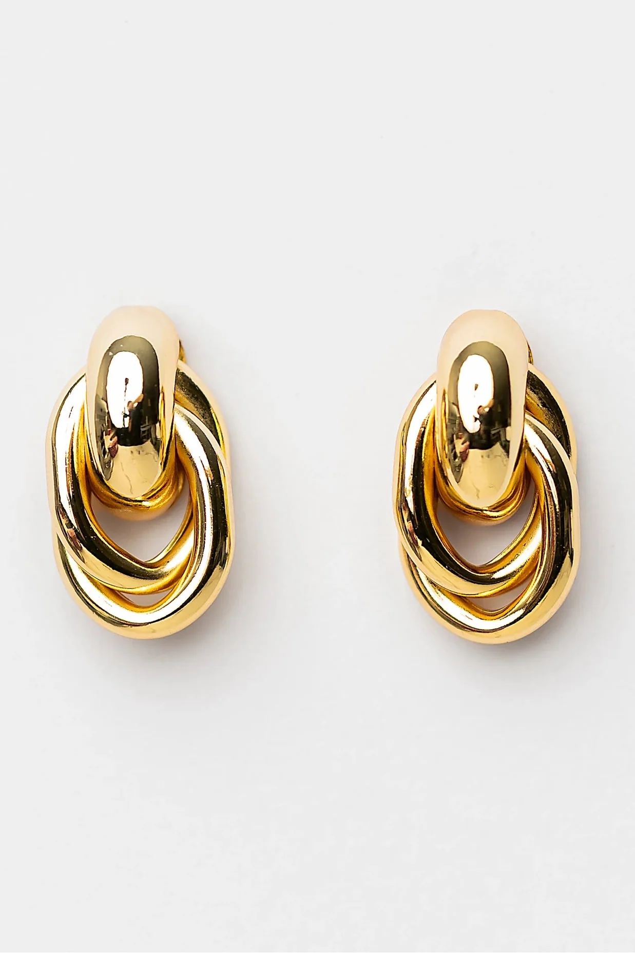 Revita Statement Earrings | Gold Secondary image