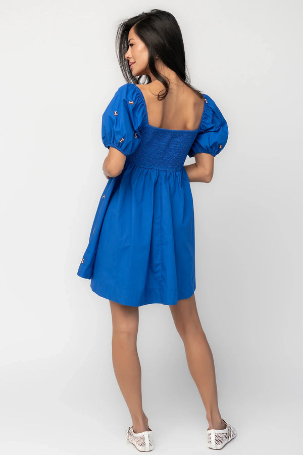 Home Team Short Dress | Blue