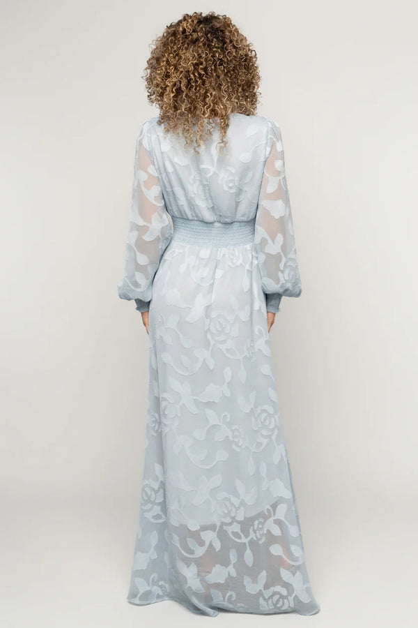 Daniella High Low Maxi Dress | Light Blue