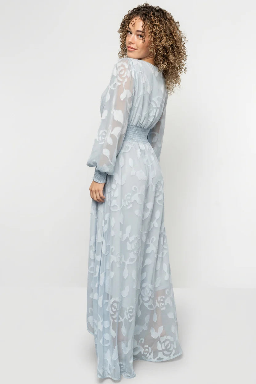 Daniella High Low Maxi Dress | Light Blue
