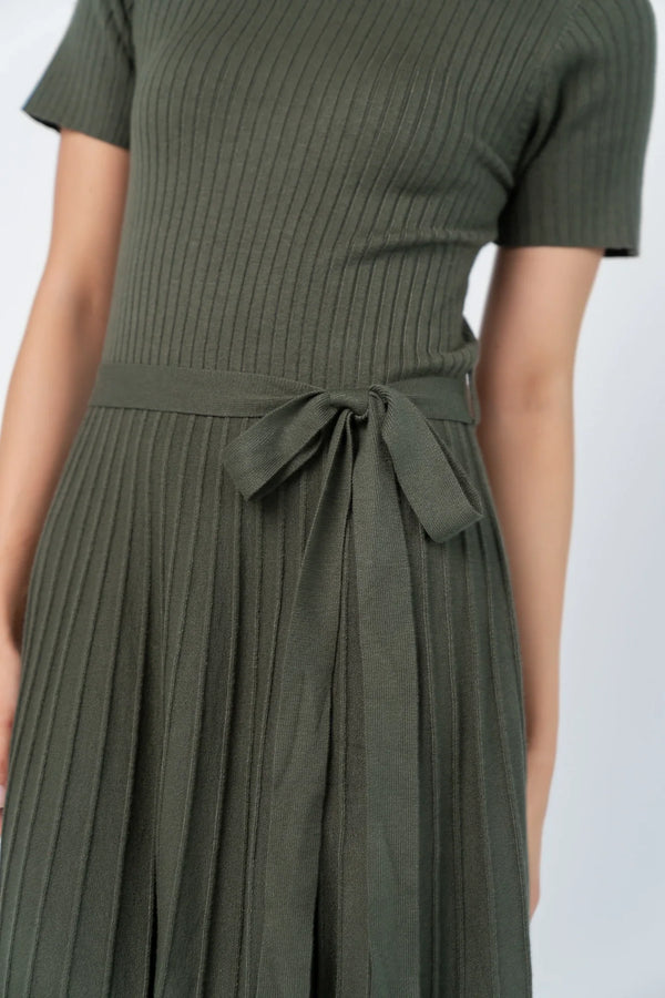 Jessamine Midi Dress | Dark Olive