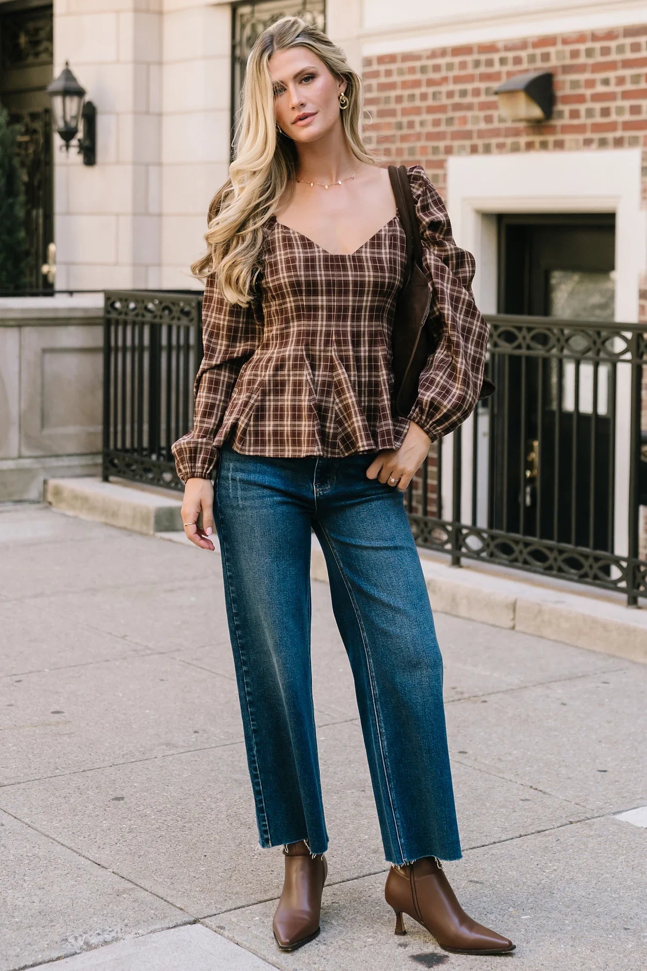 Kirby High Rise Wide Leg Jeans | Dark Wash Secondary image