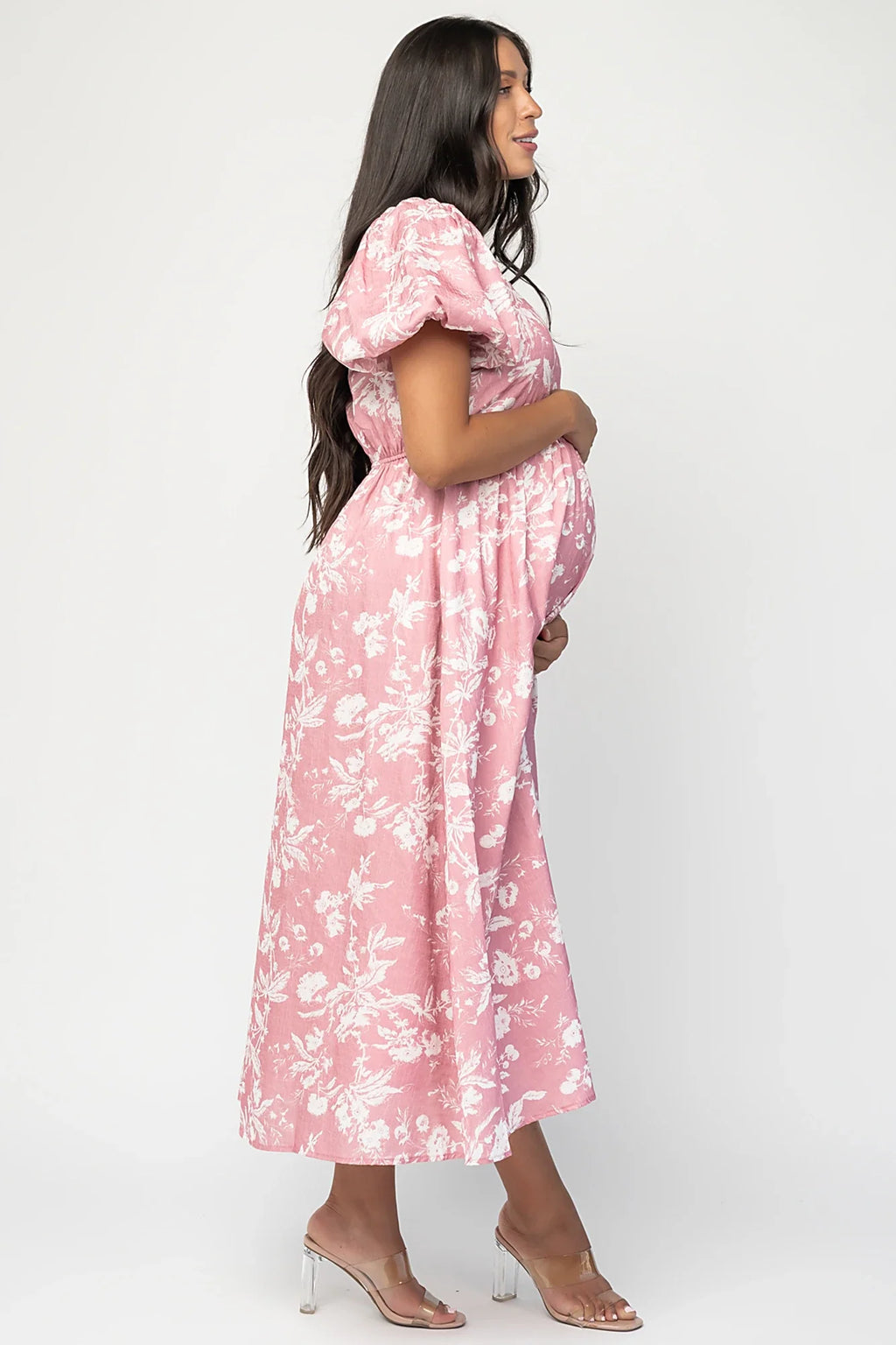Graceland Maxi Dress | Pink + White Floral