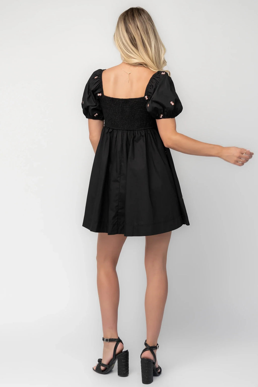 Home Team Short Dress | Black