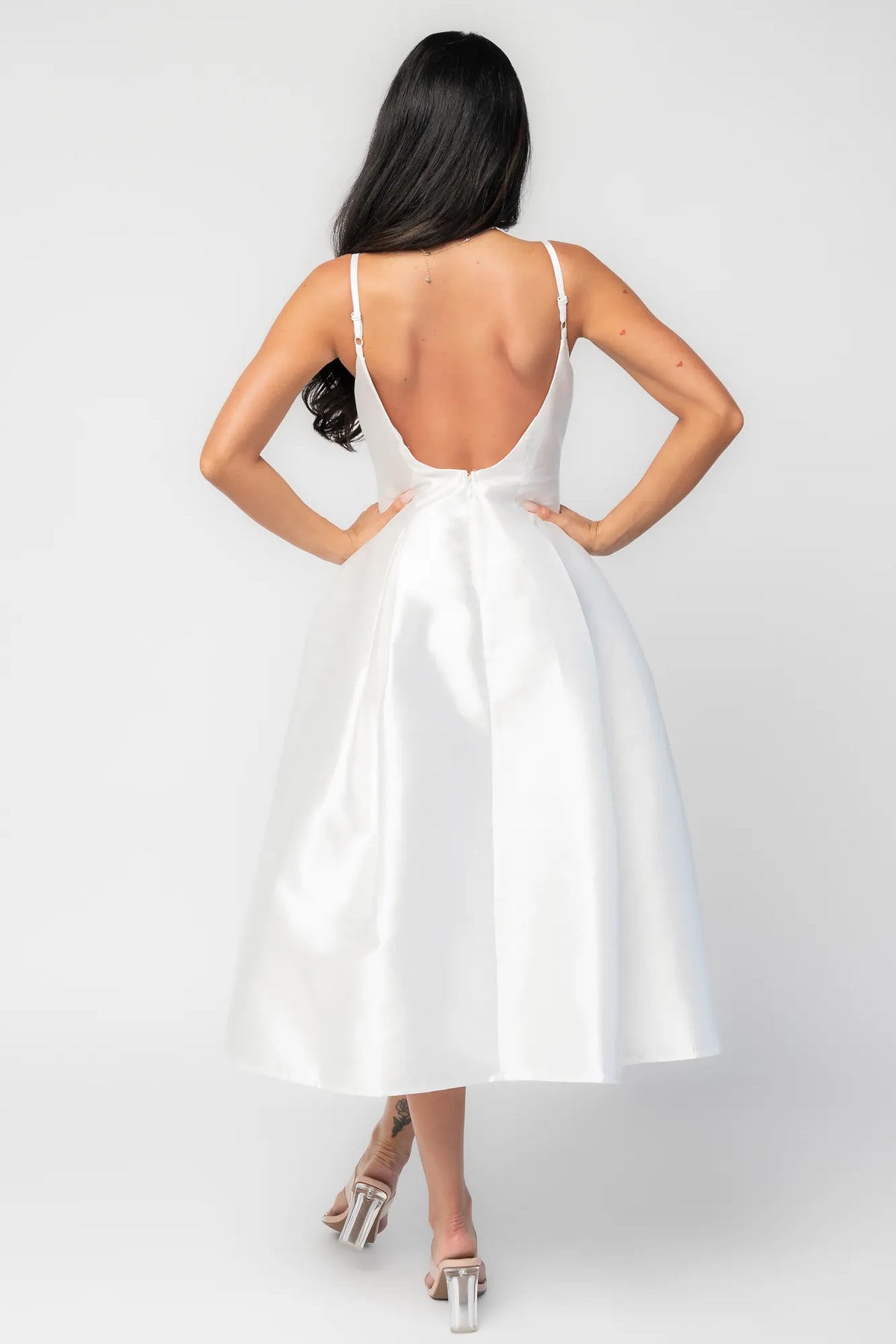 Jacqueline Midi Dress | Off White