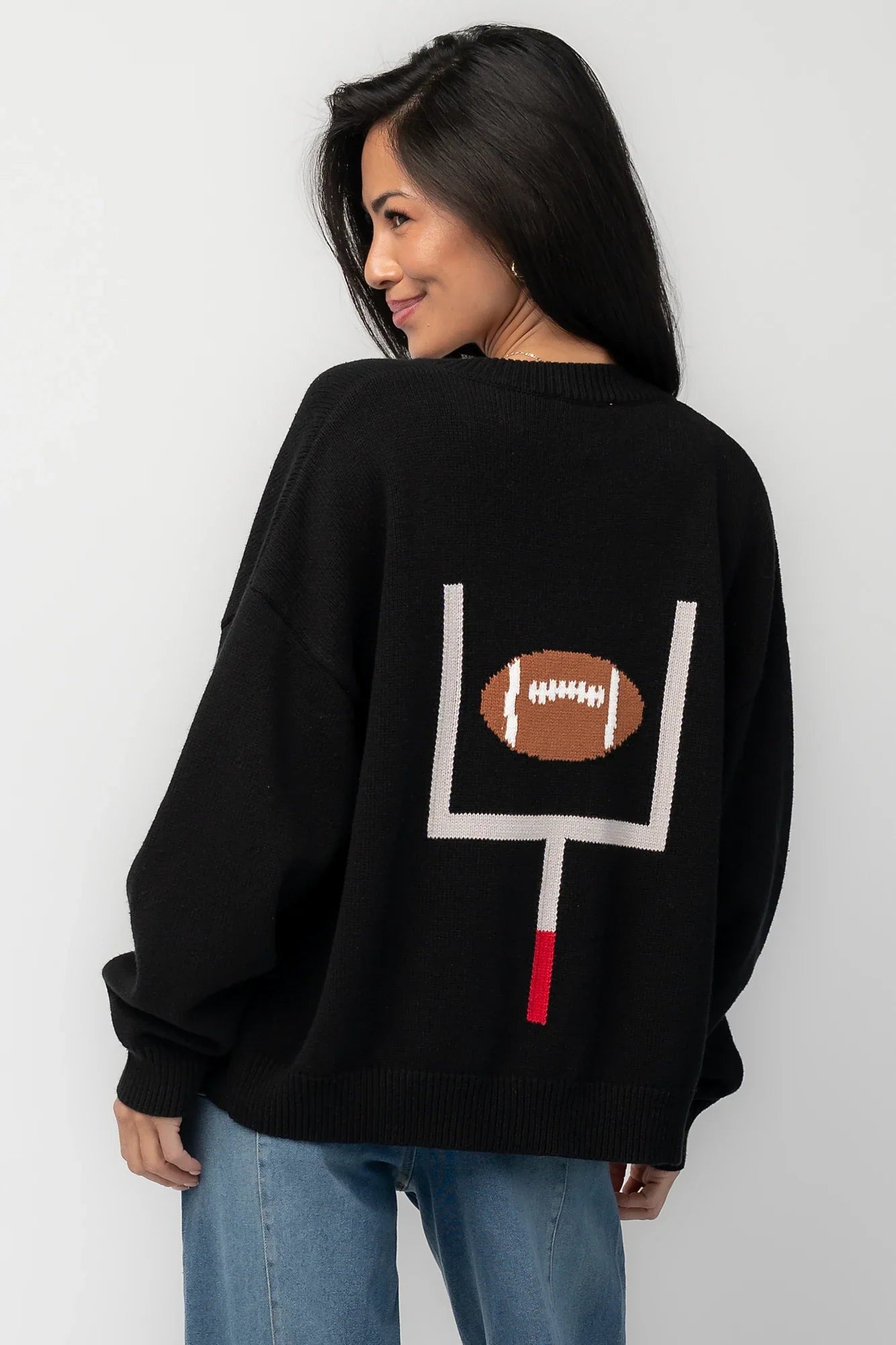 Game Day Cardigan | Black Secondary image