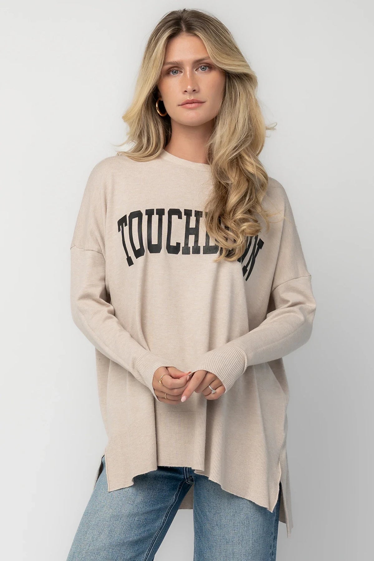 Touchdown Sweater | Taupe Main image
