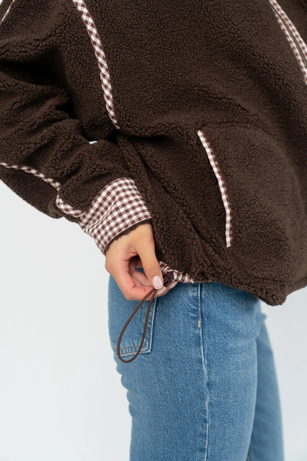 Tylee Fleece Jacket | Chocolate