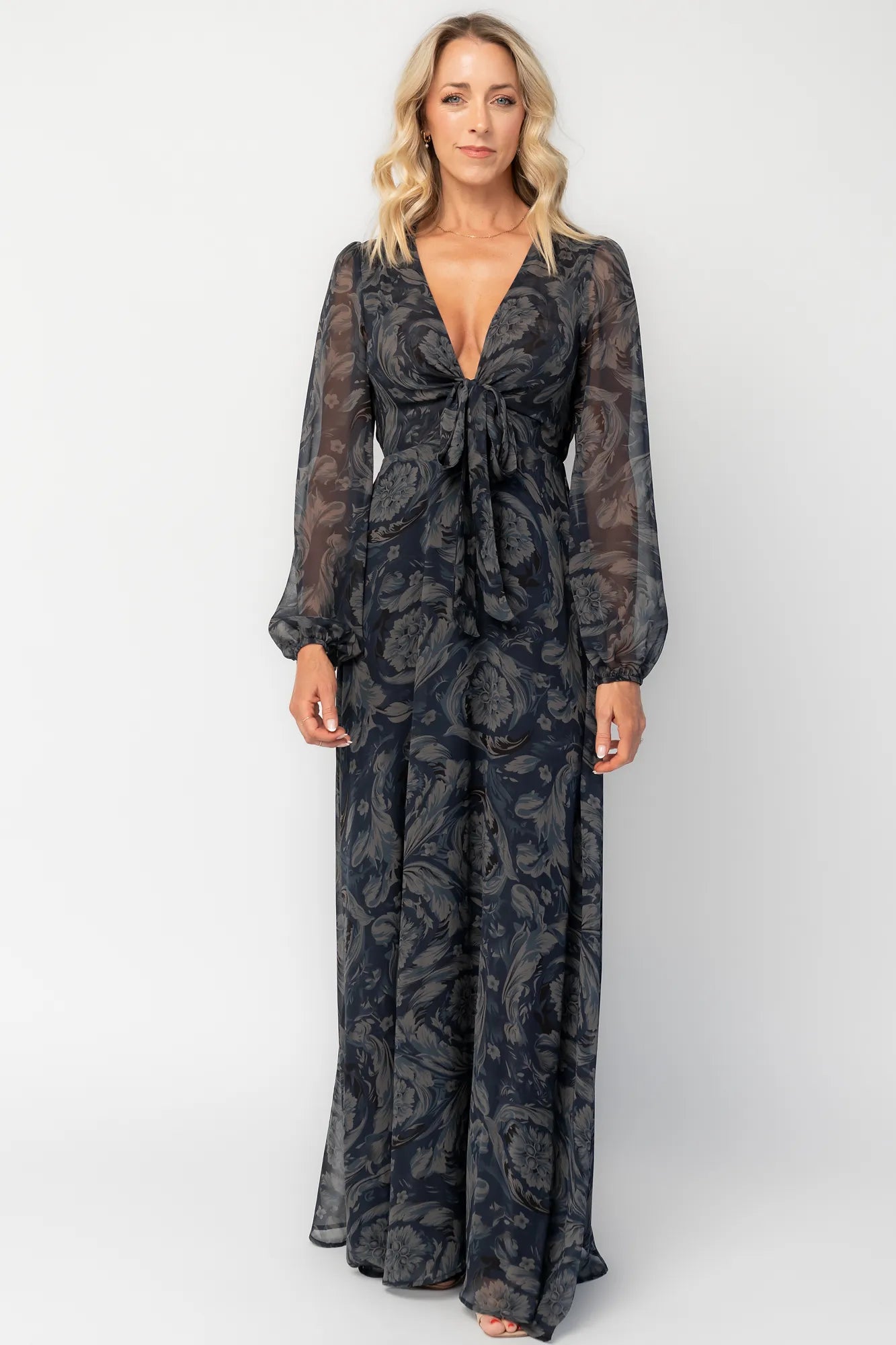 Ensley Maxi Dress | Midnight Floral Secondary image