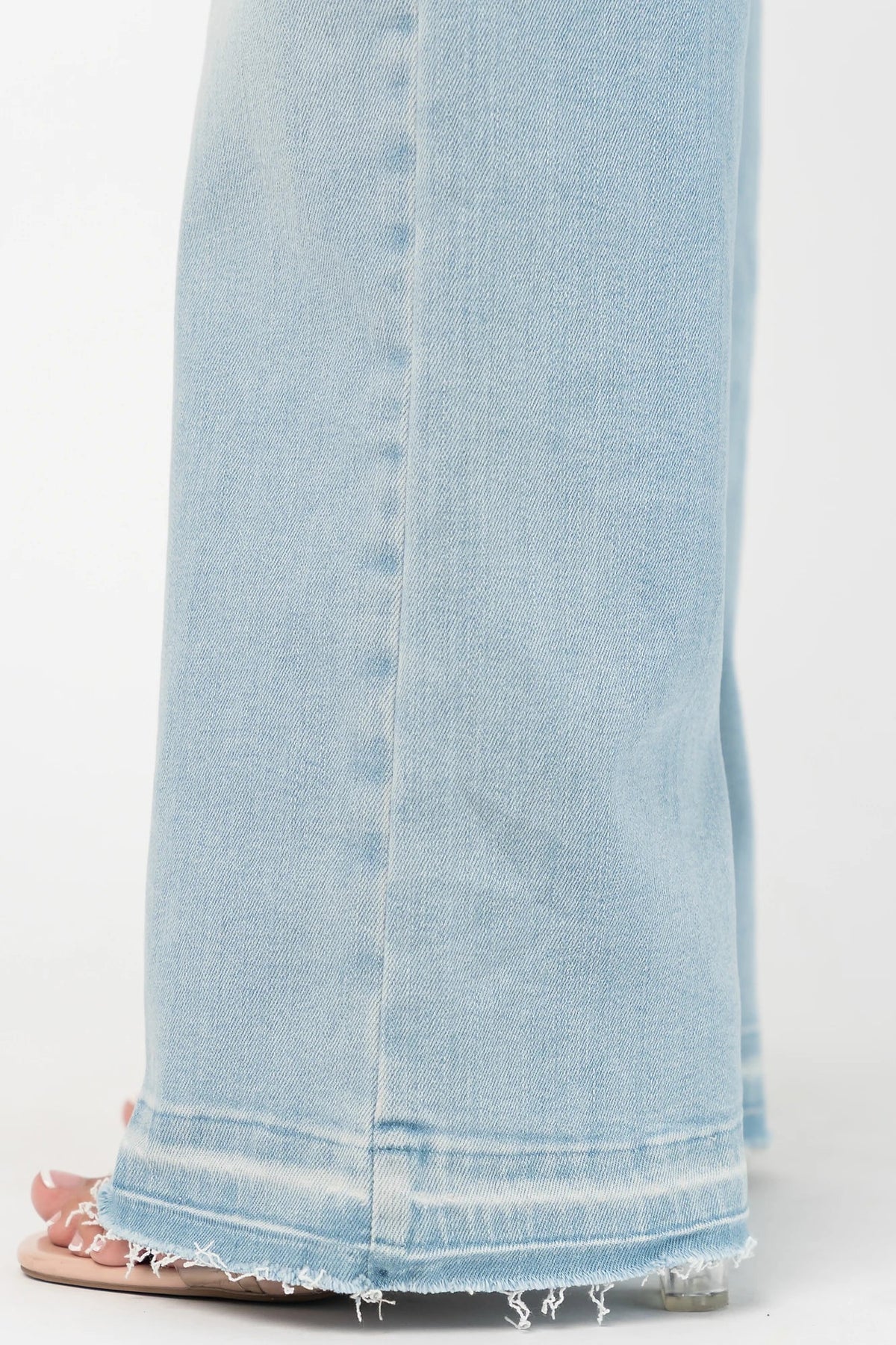Bria High Rise Wide Leg Jeans | Light Wash