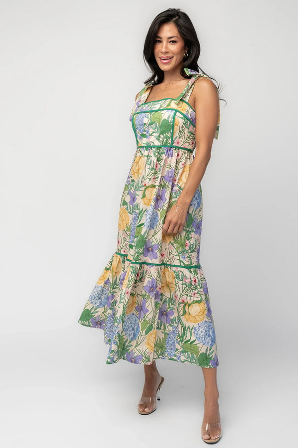 Torres Midi Dress | Multi Floral