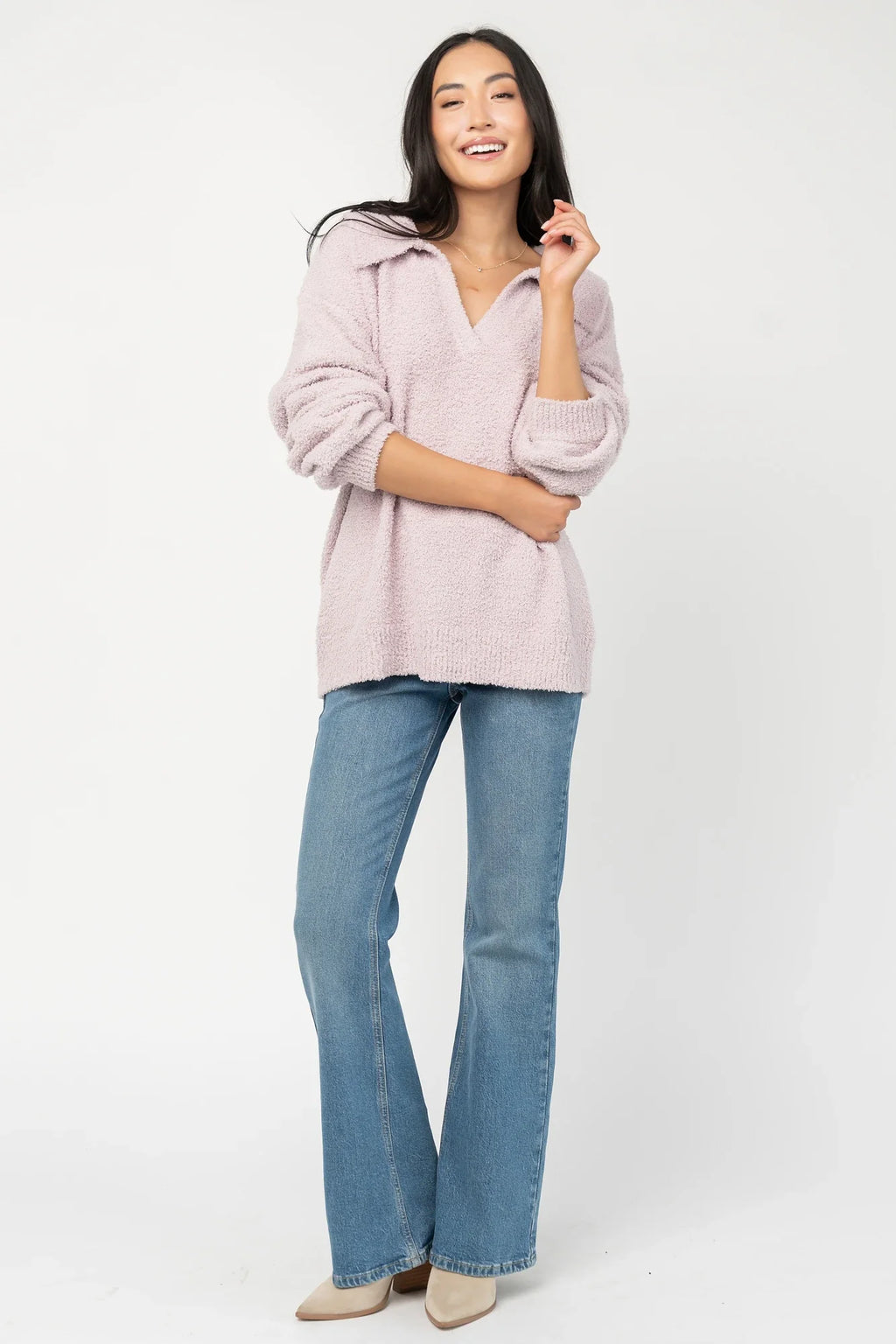 Lockwood Sweater | Dusty Lilac