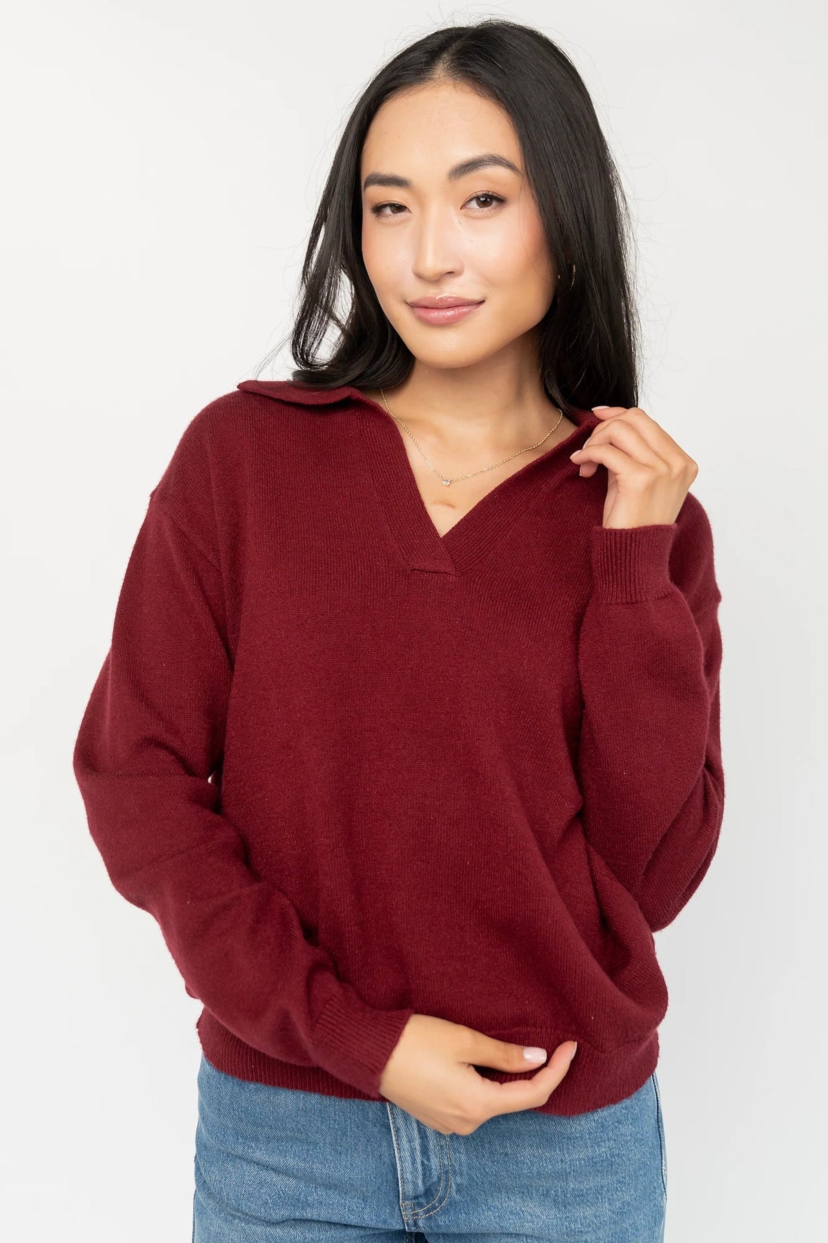 Bodhi Sweater | Wine Main image