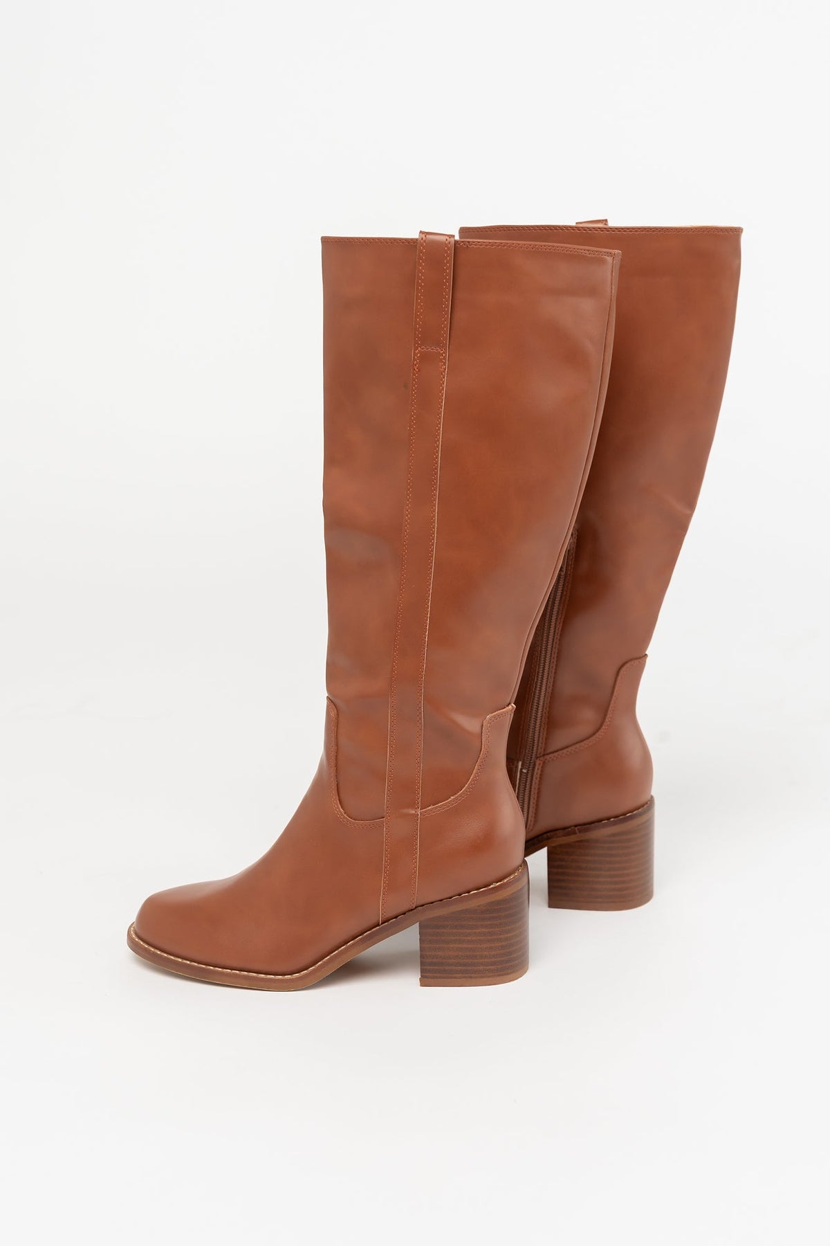 Collins Tall Riding Boots | Brown Main image