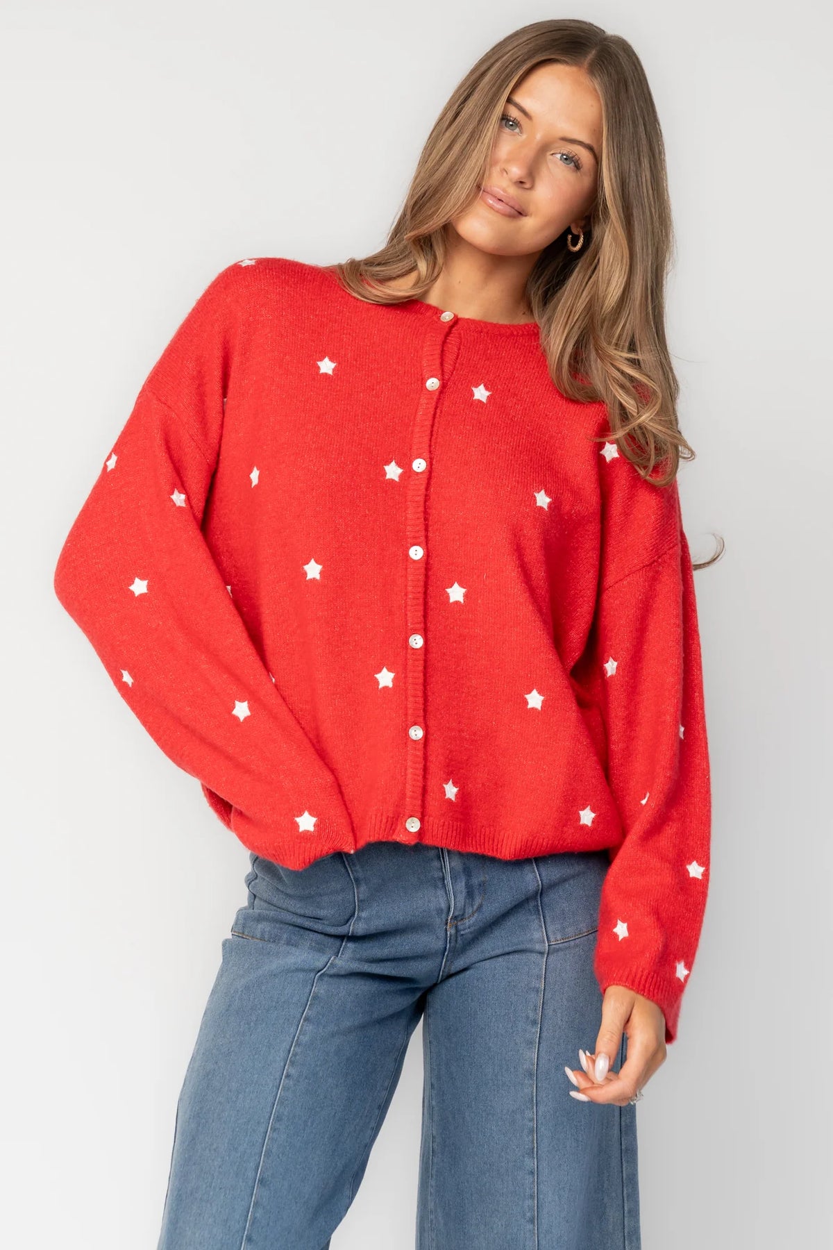 Liberty Cardigan | Red Main image