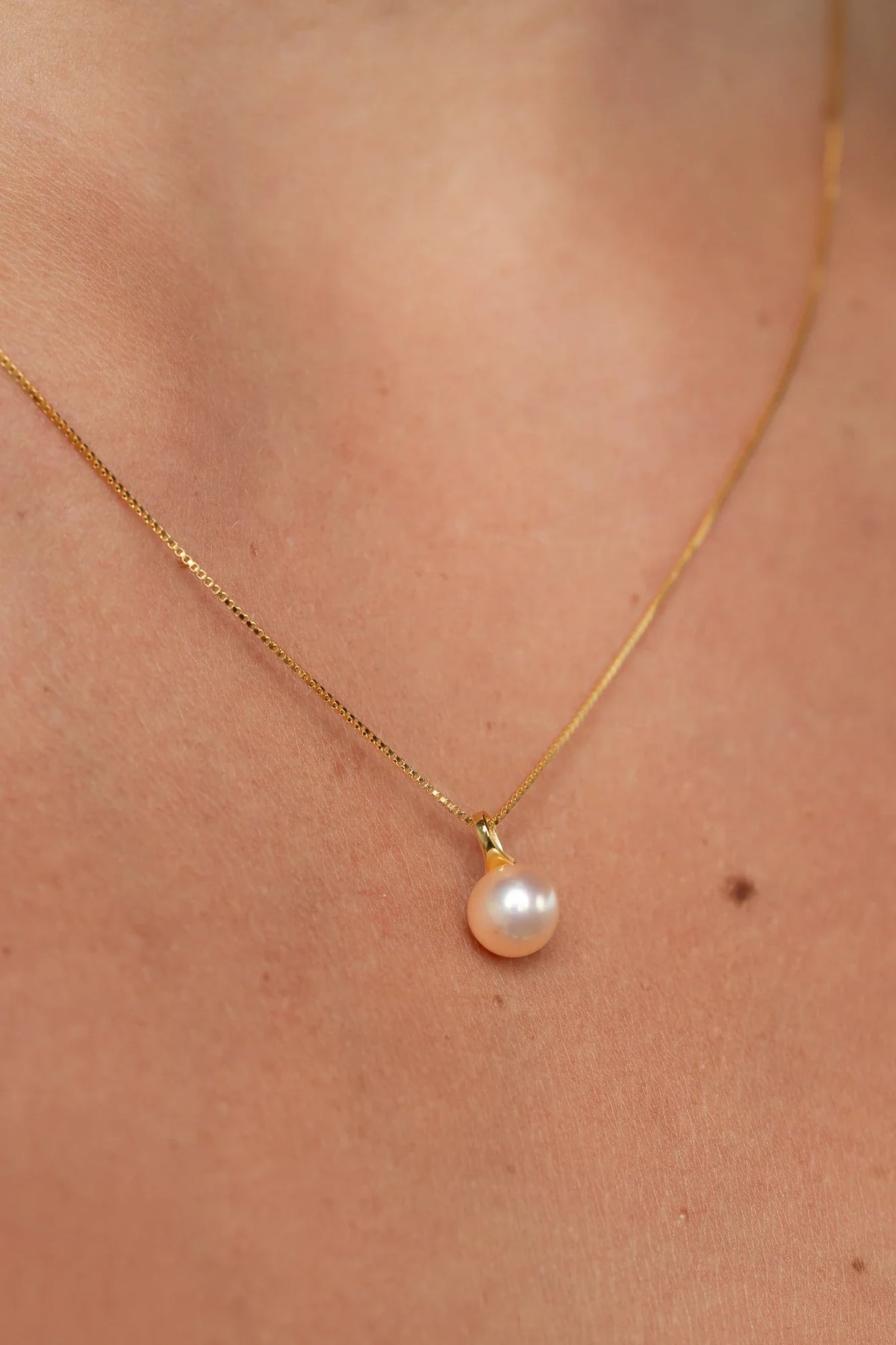 Tanaia Pearl Necklace | Gold