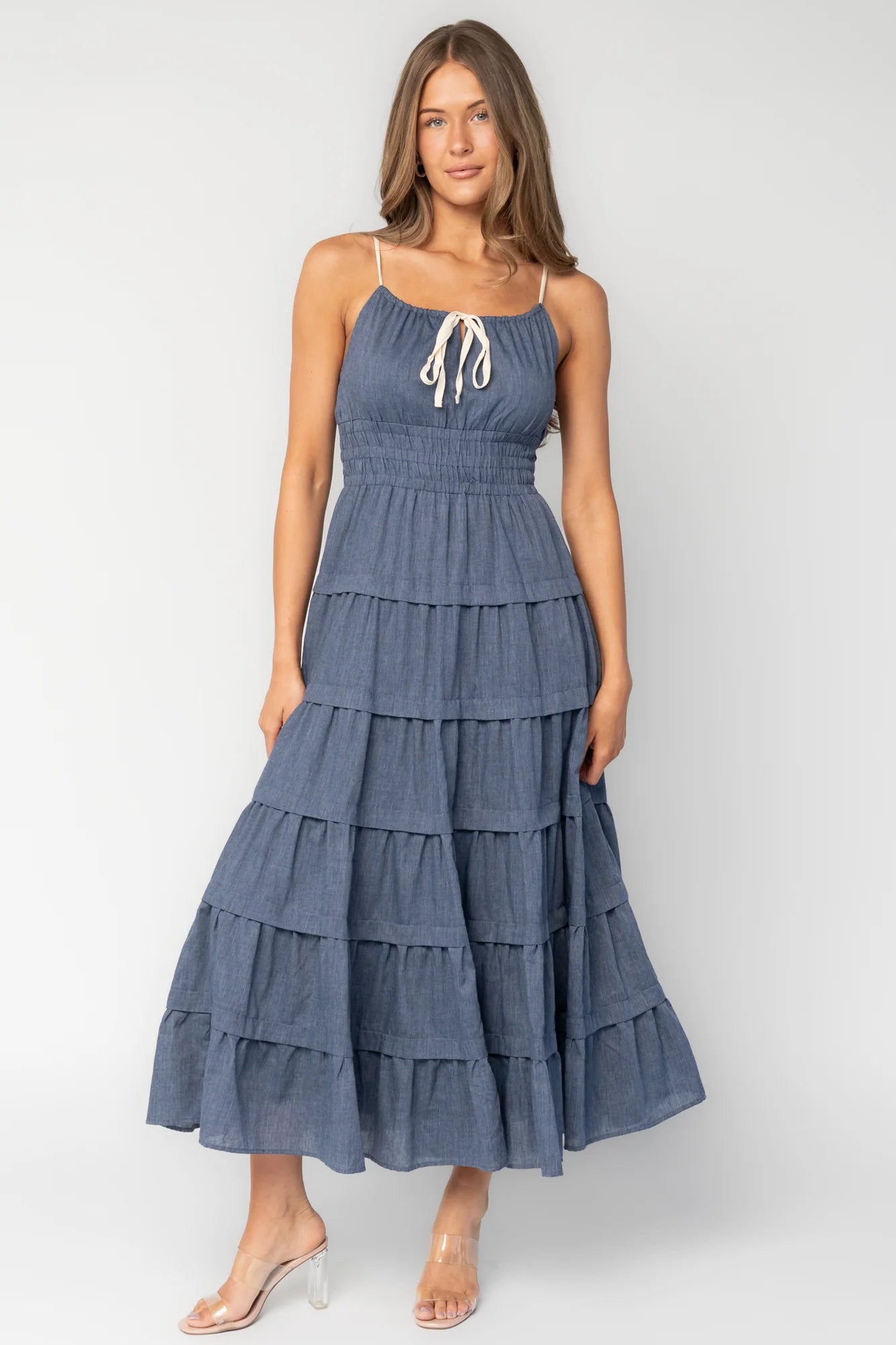 Santiago Maxi Dress | Dark Blue Secondary image