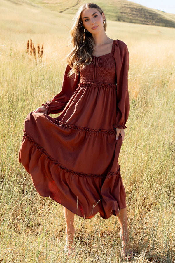 Britta Maxi Dress | Cinnamon