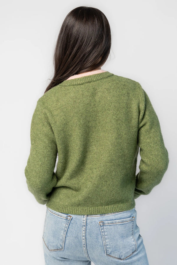 Landry Cardigan | Blush + Green