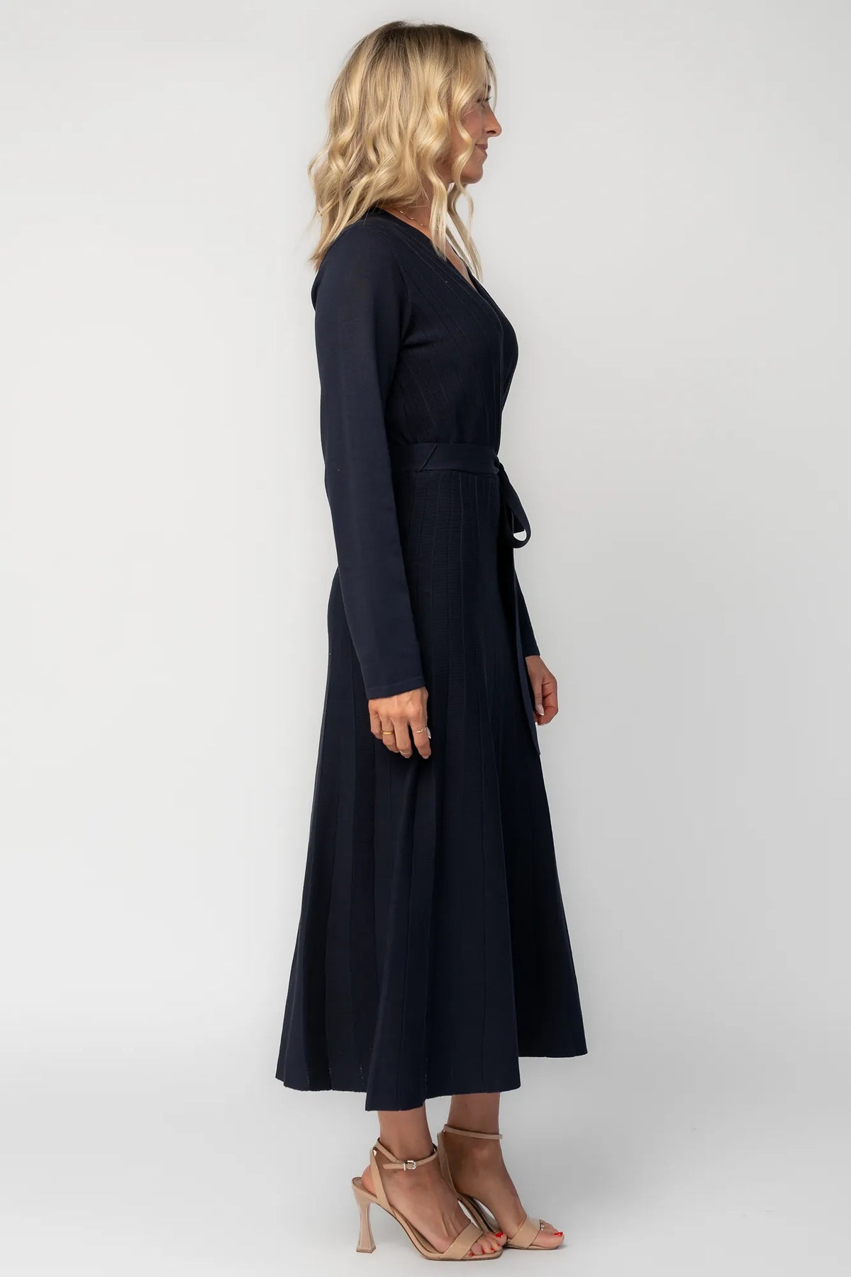 Caroline Midi Dress | Navy