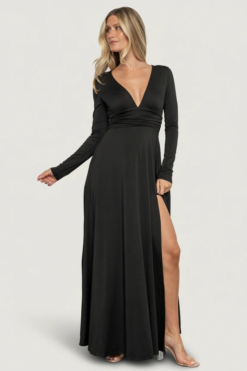 Arianna Maxi Dress | Black Main image