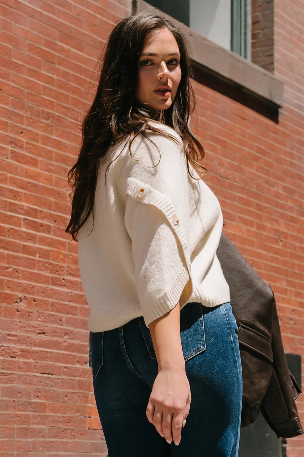 Riverside Knit Sweater | Cream