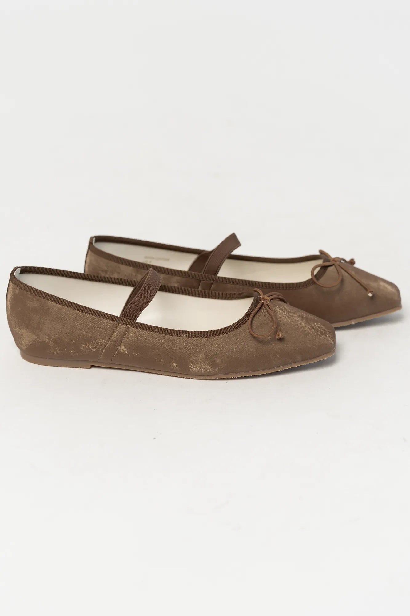Elsie Mary Jane Ballet Flats | Mocha Secondary image