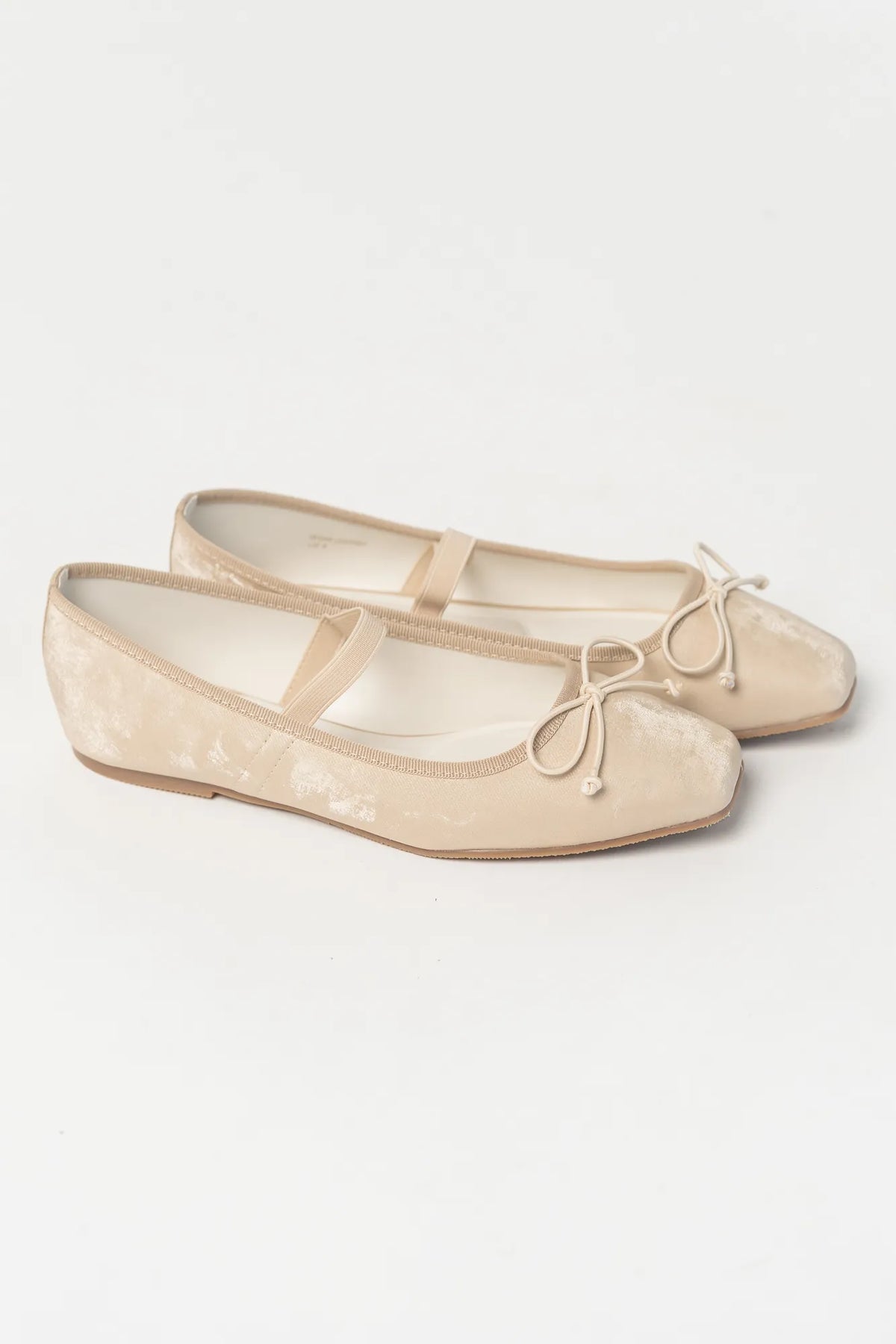 Elsie Mary Jane Ballet Flats | Taupe Main image