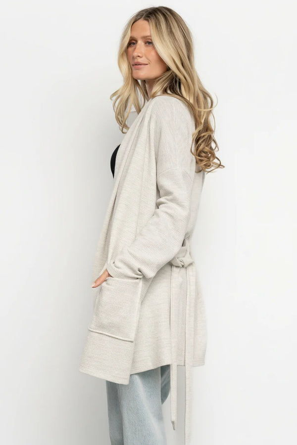 Clairemont Cardigan | Light Gray