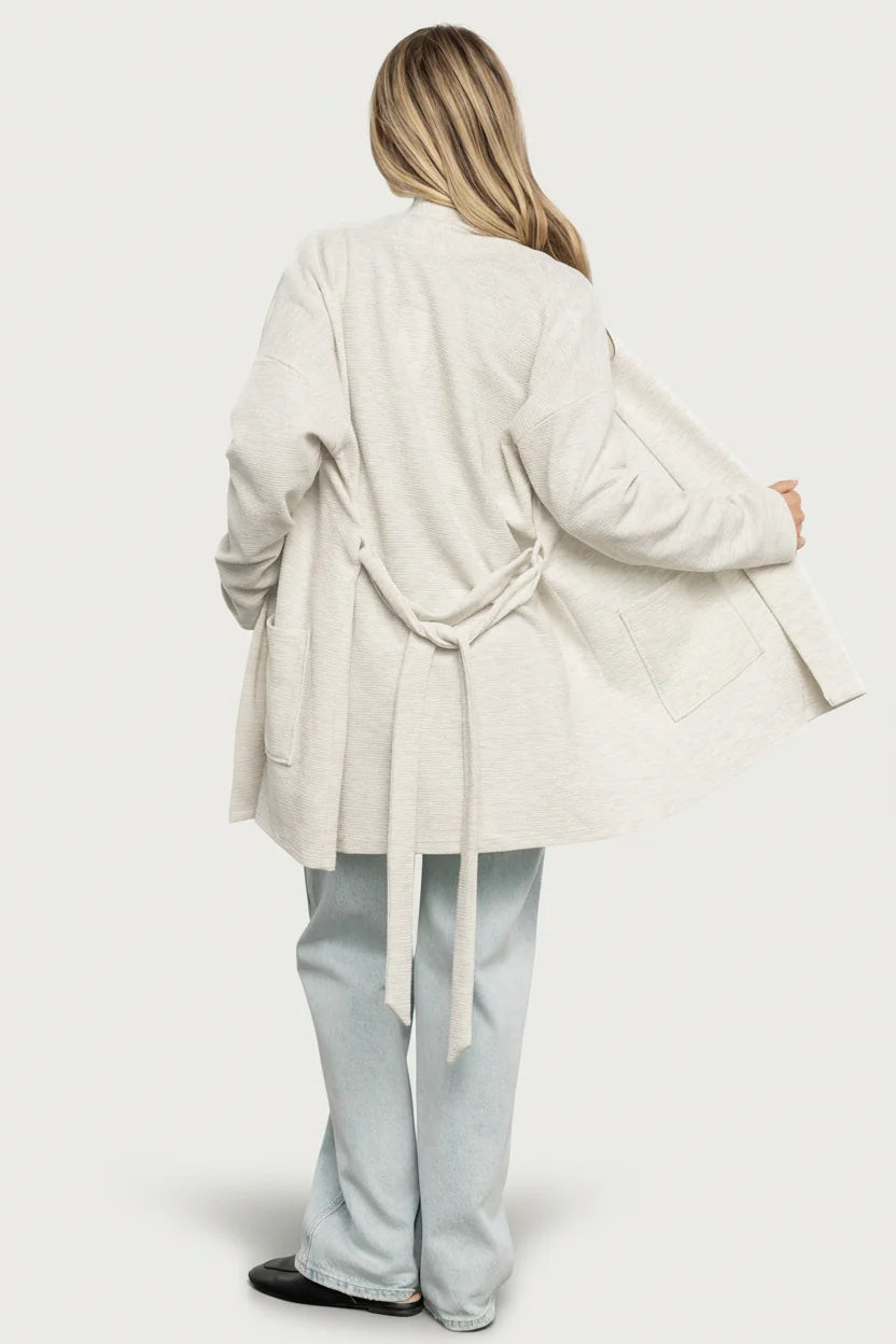Clairemont Cardigan | Light Gray