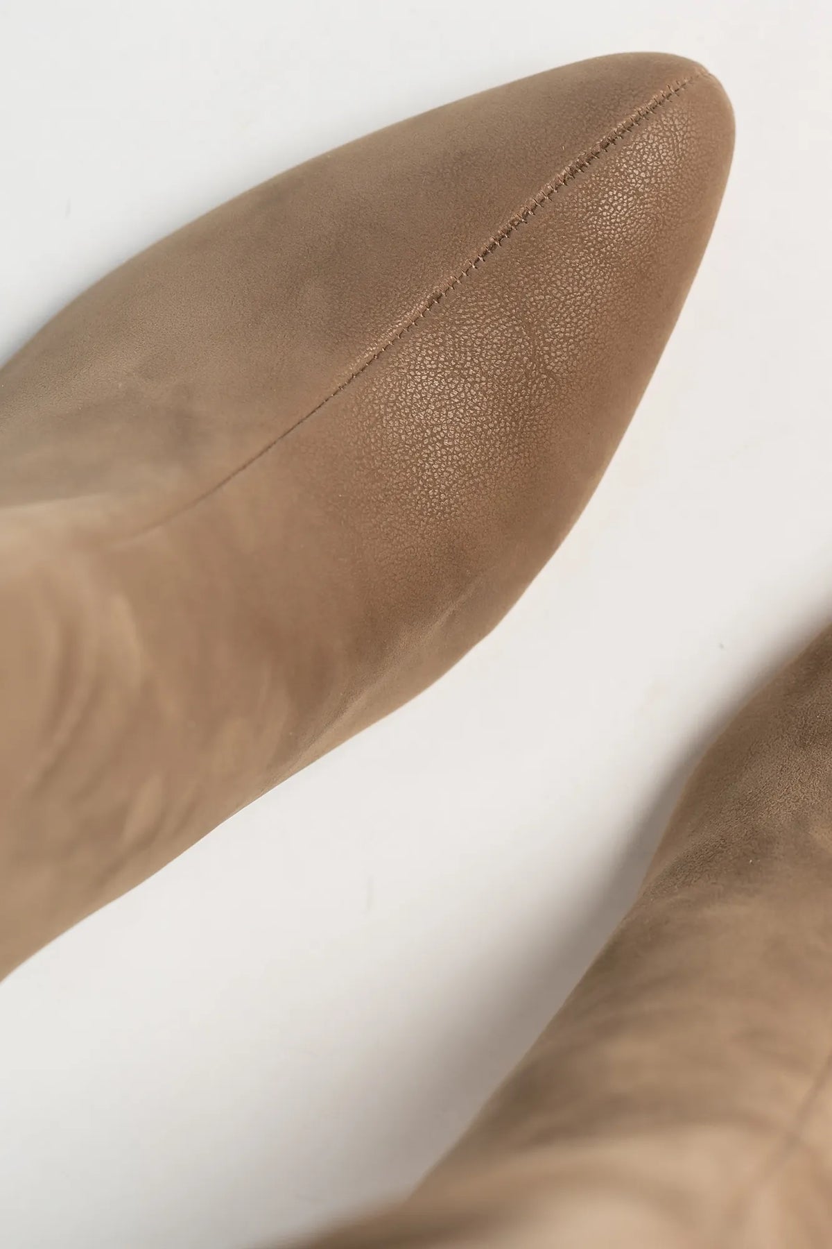Caitlyn Pointed Toe Knee High Boots | Mocha