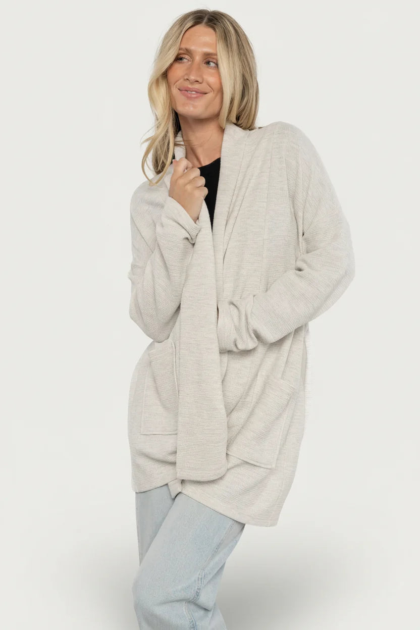 Clairemont Cardigan | Light Gray Secondary image