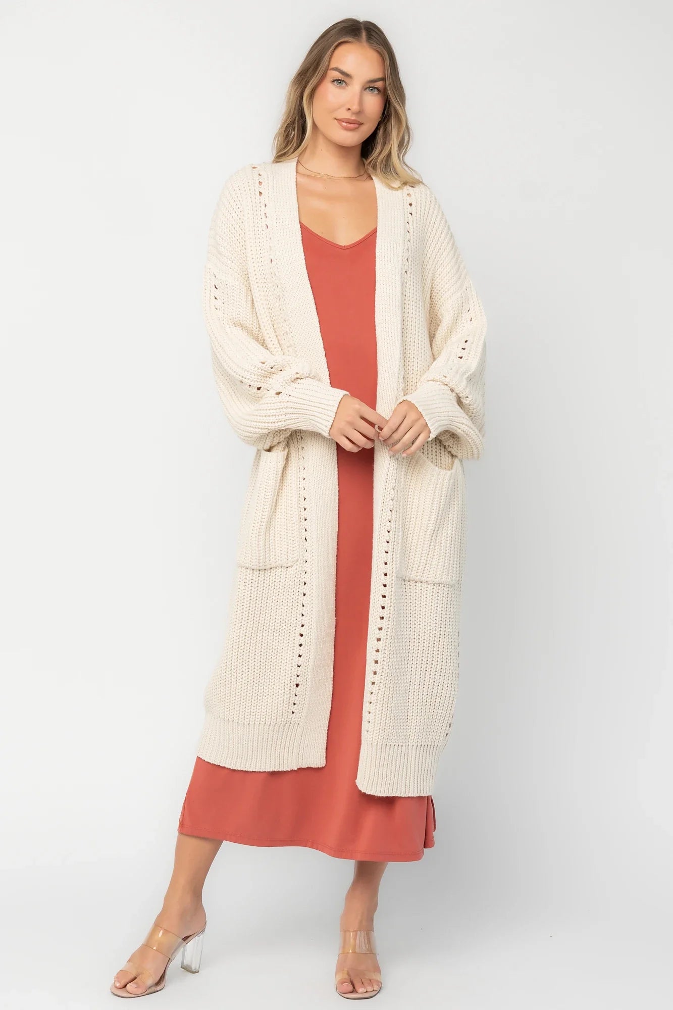 Crosby Knit Cardigan | Natural Secondary image