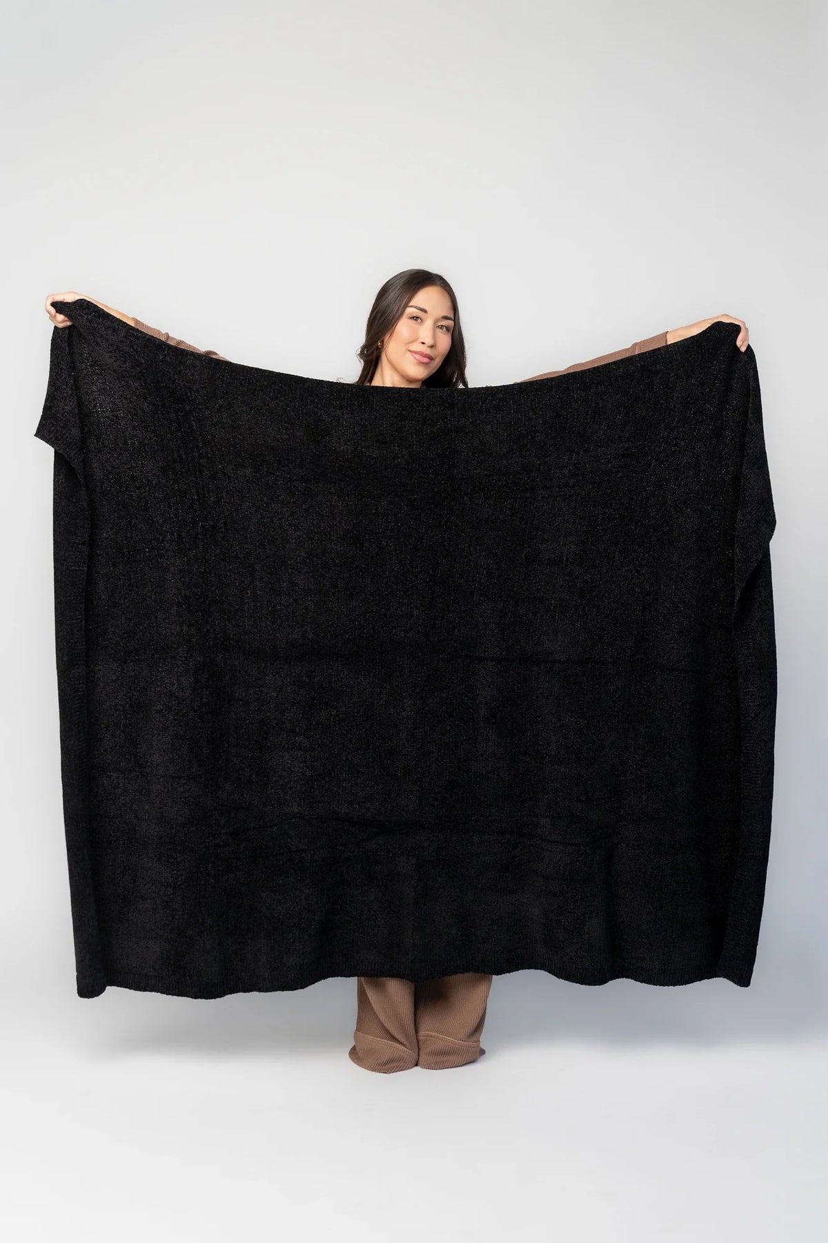 Chrissy Throw Blanket | Black