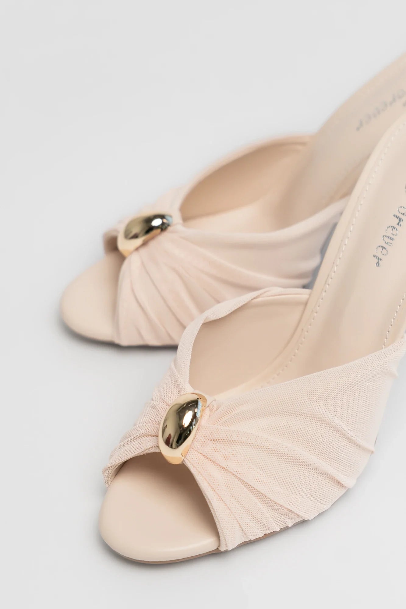 Aiko Slim Stiletto Heel | Natural Secondary image