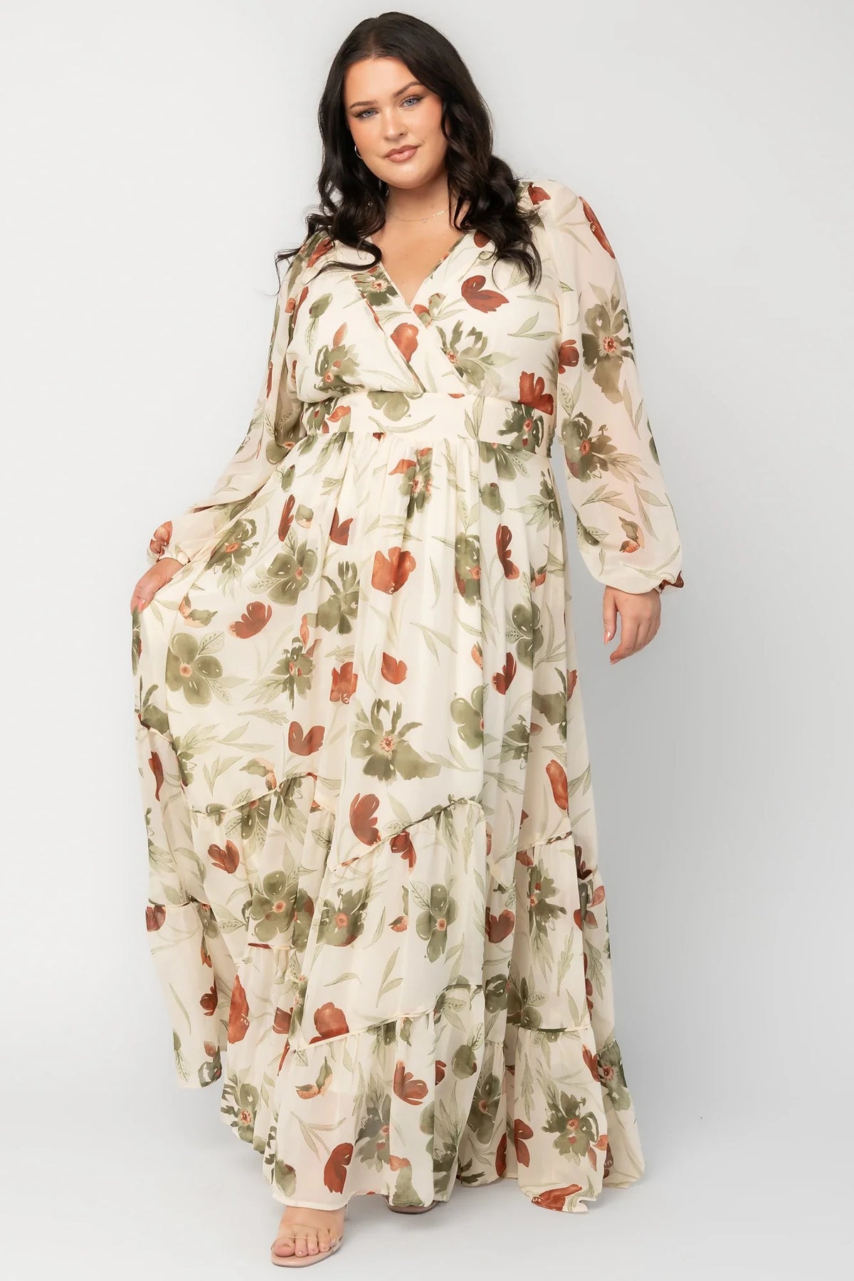 Johanna Maxi Dress | Cream Floral