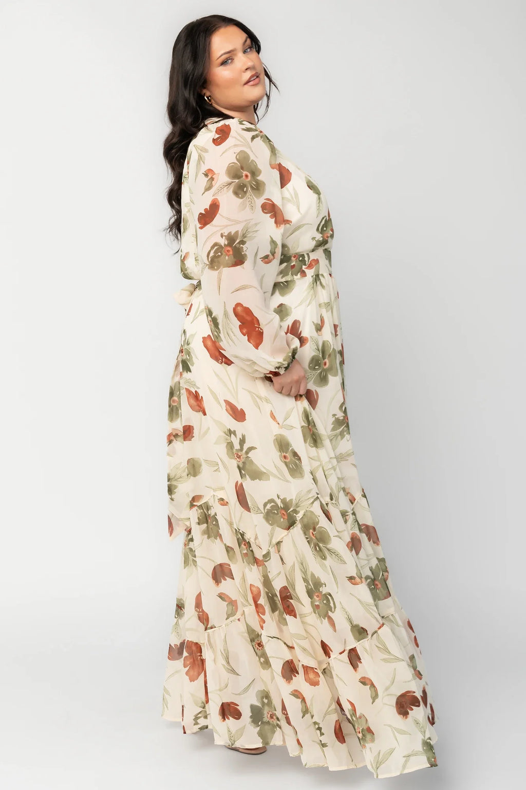 Johanna Maxi Dress | Cream Floral