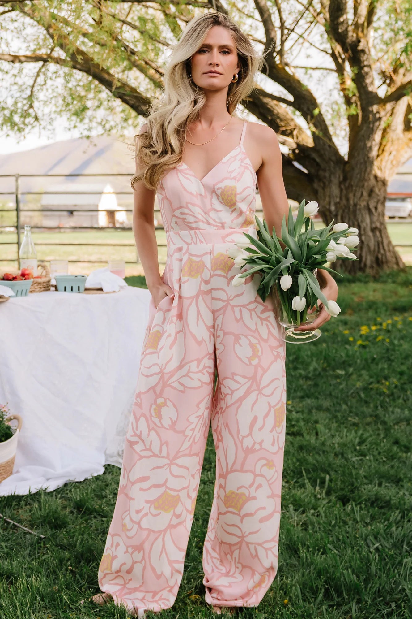 Ember Jumpsuit | Pink Secondary image