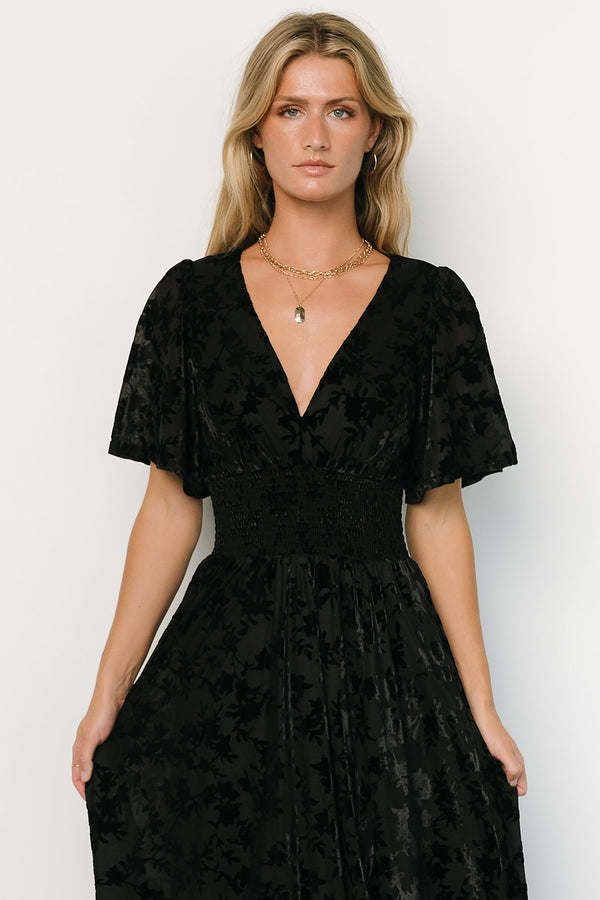 Fabric Swatch - Veronica Velvet | Black
