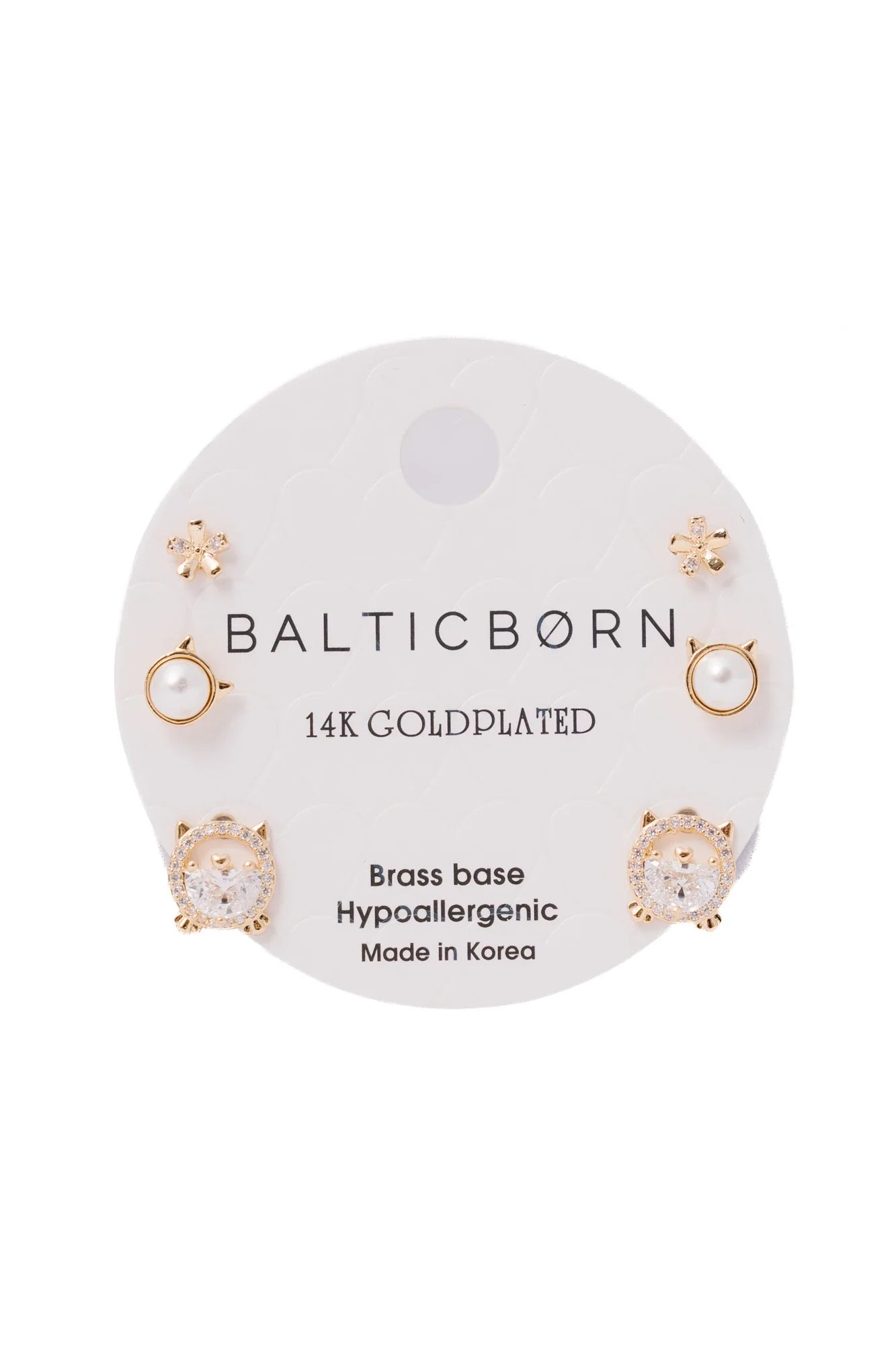 Cherish Stud Earring Set | Gold Secondary image