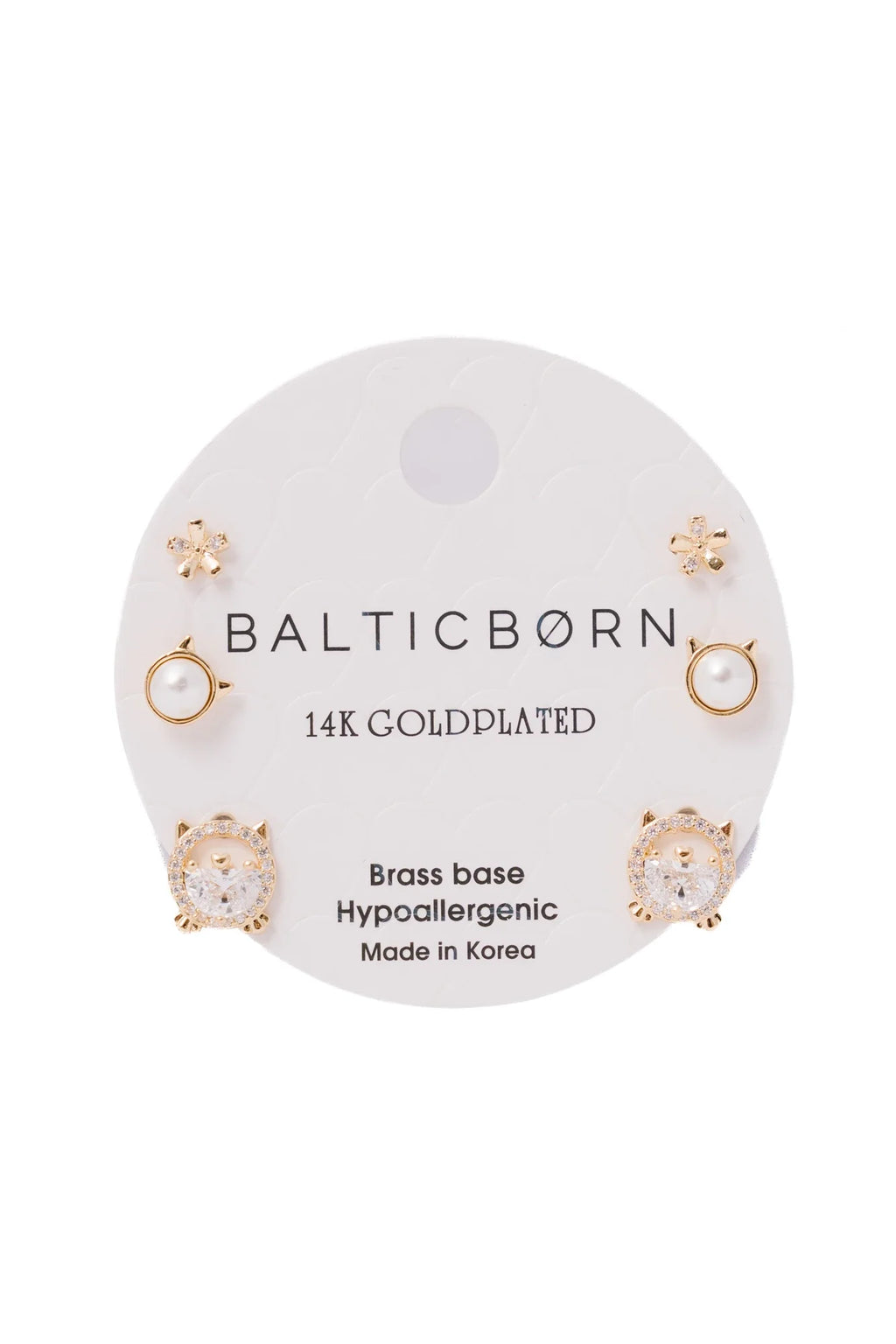 Cherish Stud Earring Set | Gold