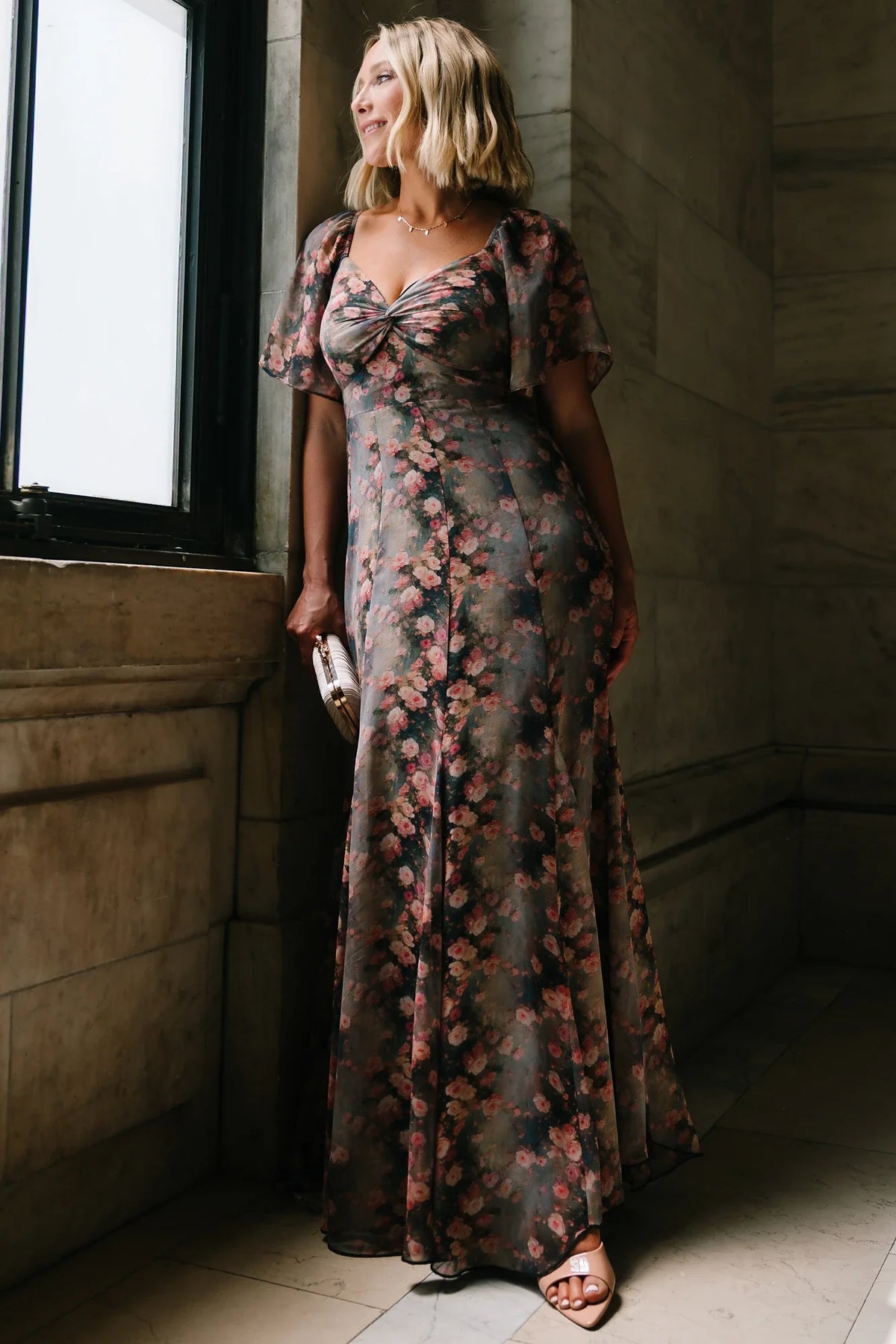 Positano Maxi Dress | Multi Floral Main image