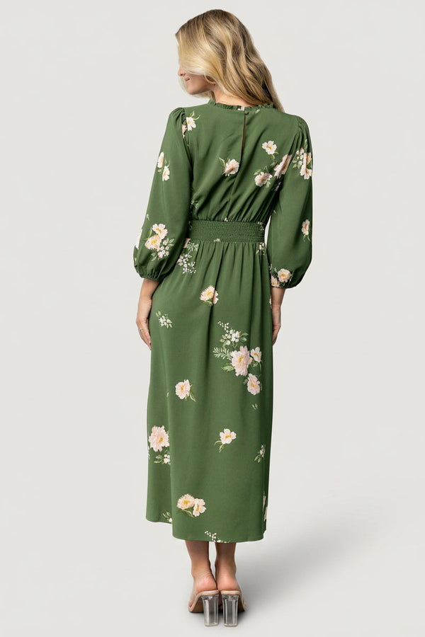 Karalie Maxi Dress | Green Floral
