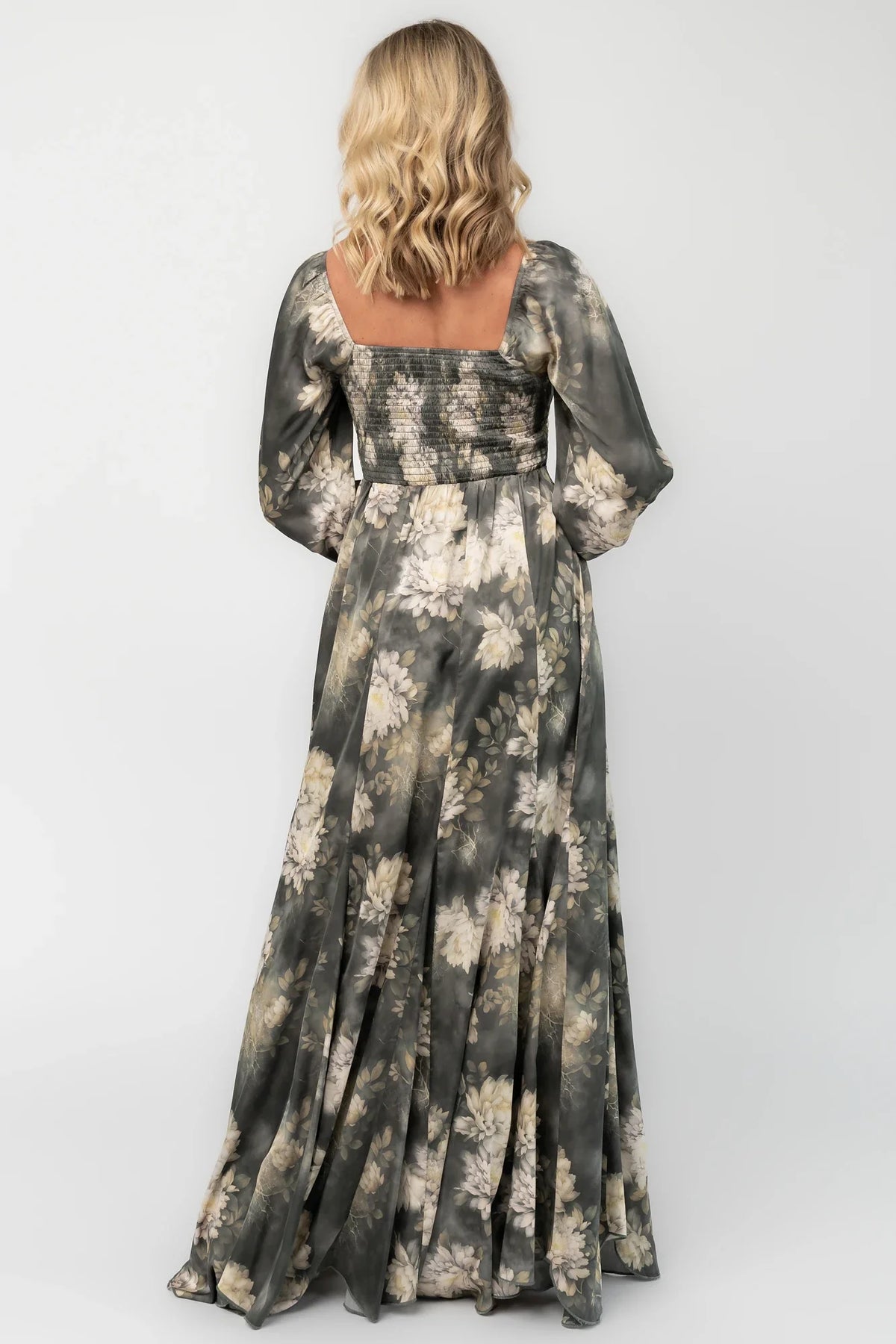 Liesel Maxi Dress | Dark Sage Floral