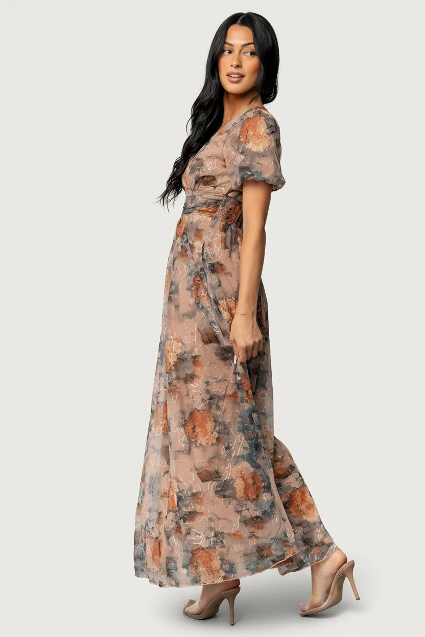 Ardley Maxi Dress | Copper + Slate Floral