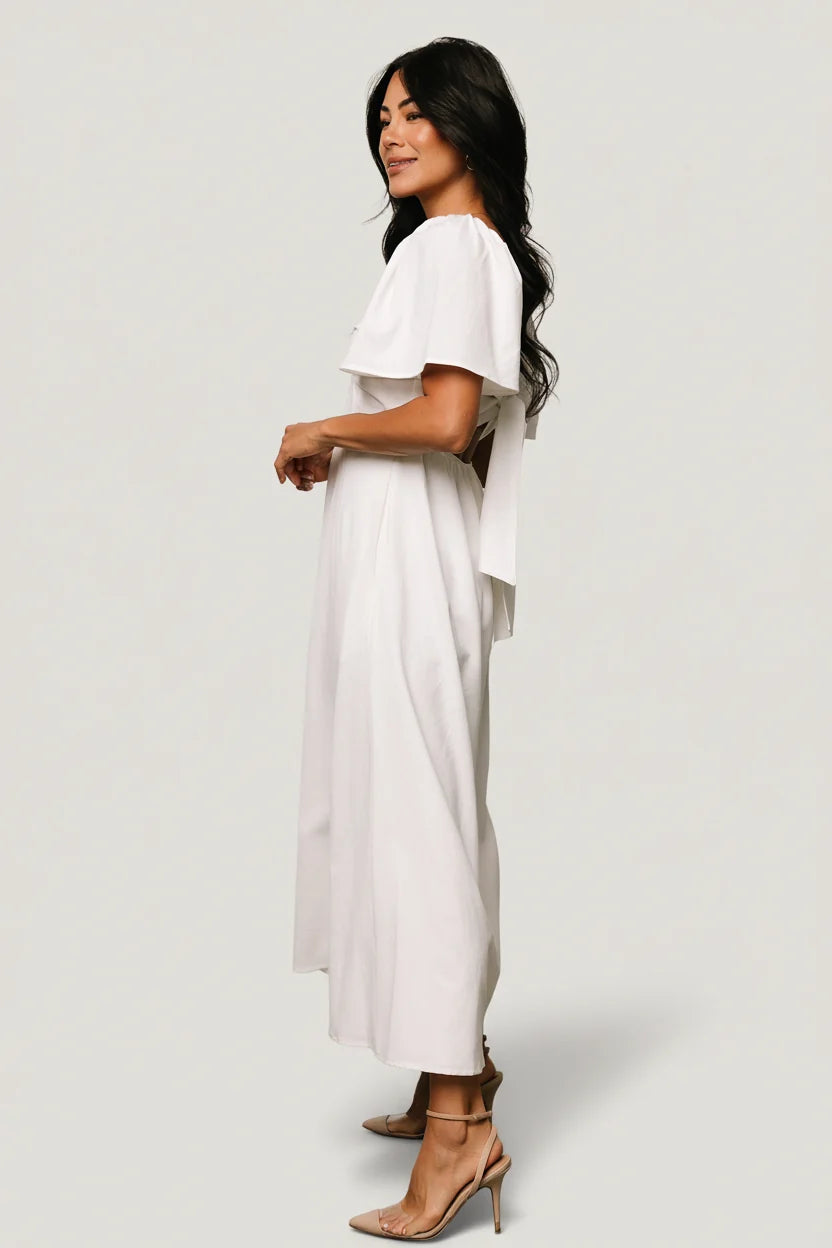 Indie Back Tie Dress | Off White