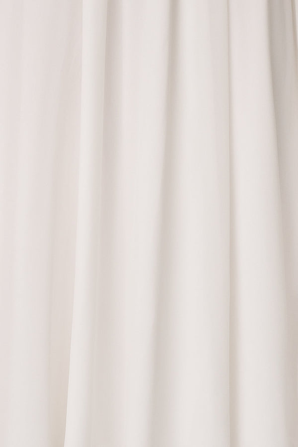 Fabric Swatch - Olivia Chiffon | White